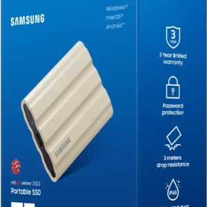Samsung Portable SSD T7 Shield 2TB Beige